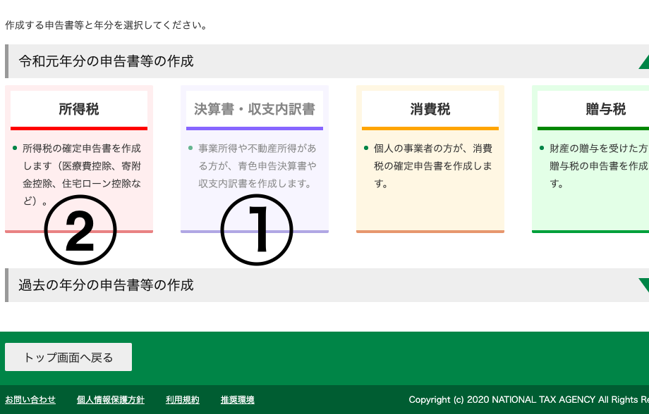 確定申告順番