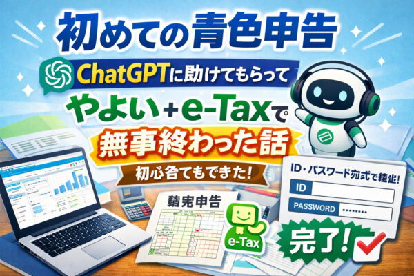 確定申告　青色申告　国税etax
